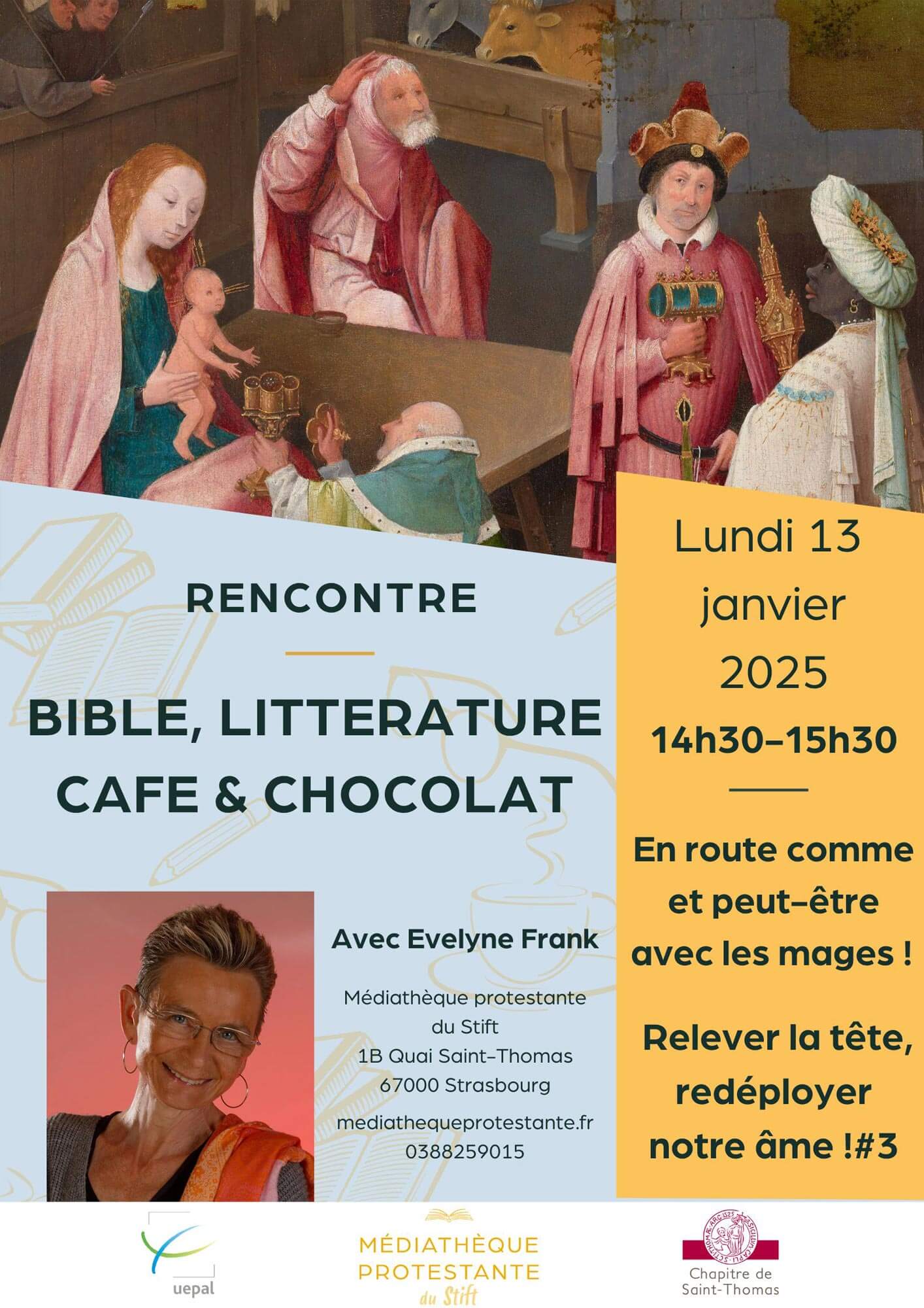 cafe litteraire evelyne frank janvier 2025