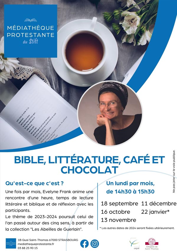 Café littéraire Evelyne Frank à Strasbourg